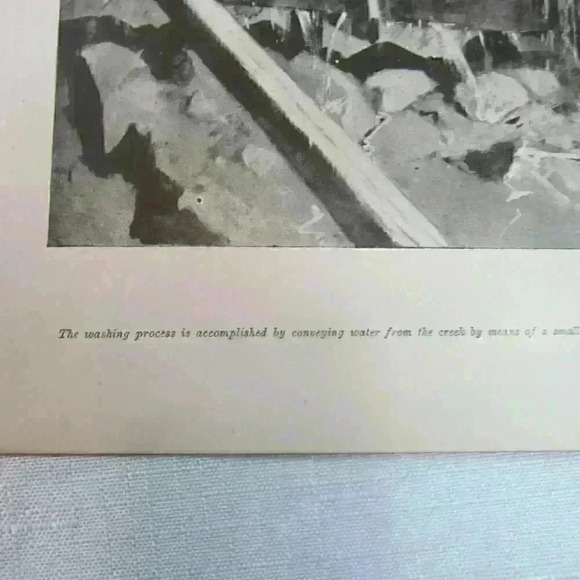 Art Print Canada Gold Mining Euston Klondike Washup Bonanza Creek Antique 1898 - Picture 6 of 10